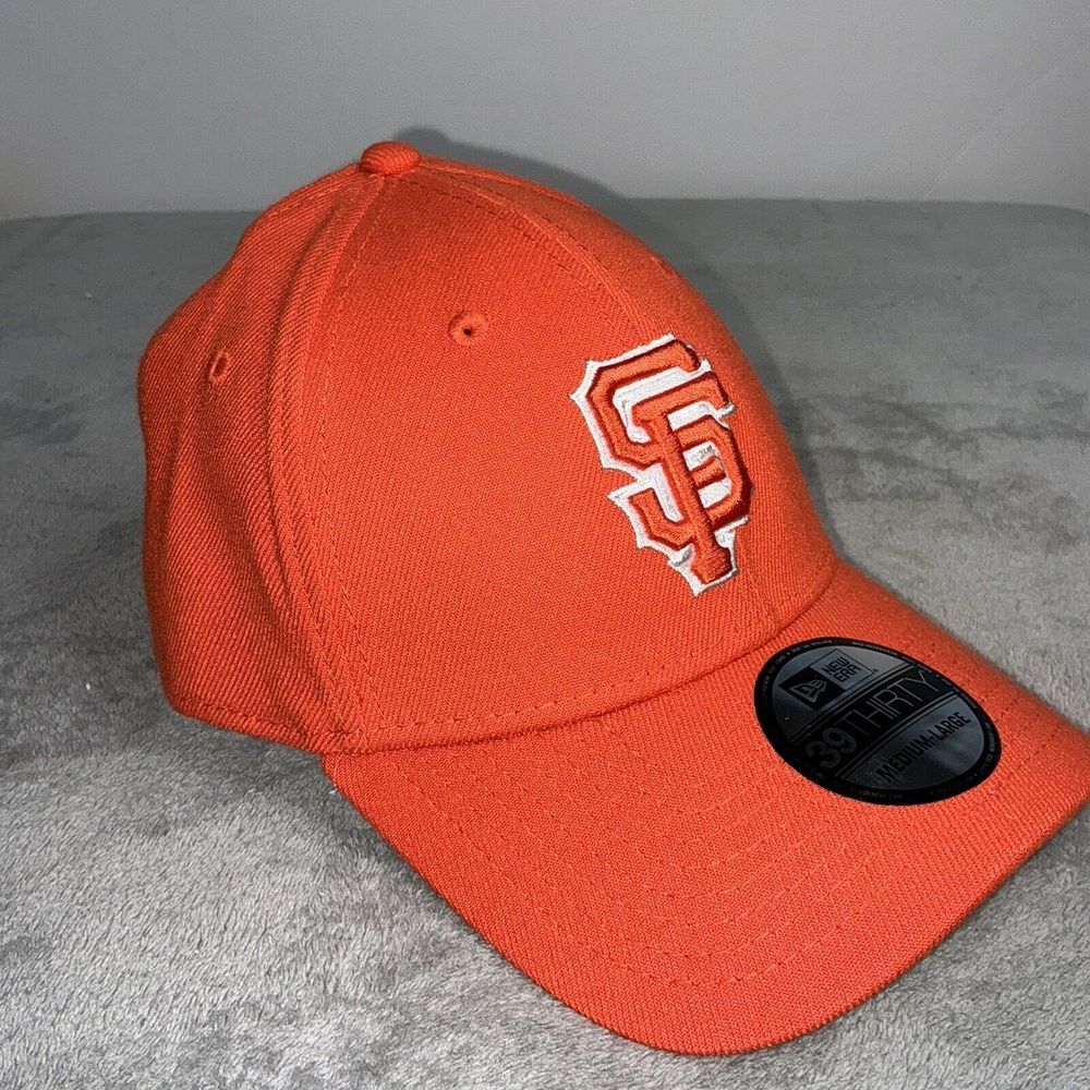 New Era San Francisco Giants City Connect Orange‎ 39Thirty Stretch Fit Hat M/L - Picture 2 of 5